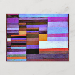 Carte Postale Klee - Soirée du feu, 1929