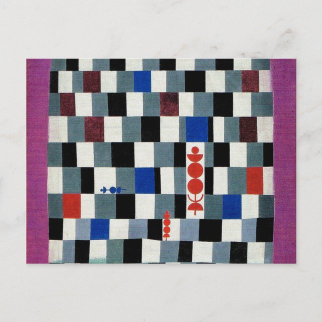 Carte Postale Klee - Super échecs (Devant)