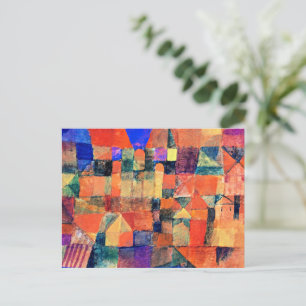 Carte Postale Klee - Ville aux trois domaines