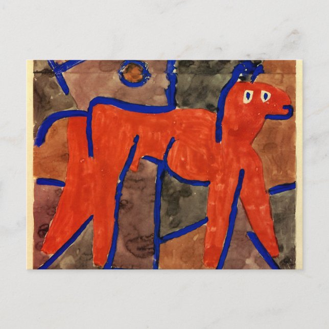 Carte Postale Klee - Wildes Tier à Bann (Devant)