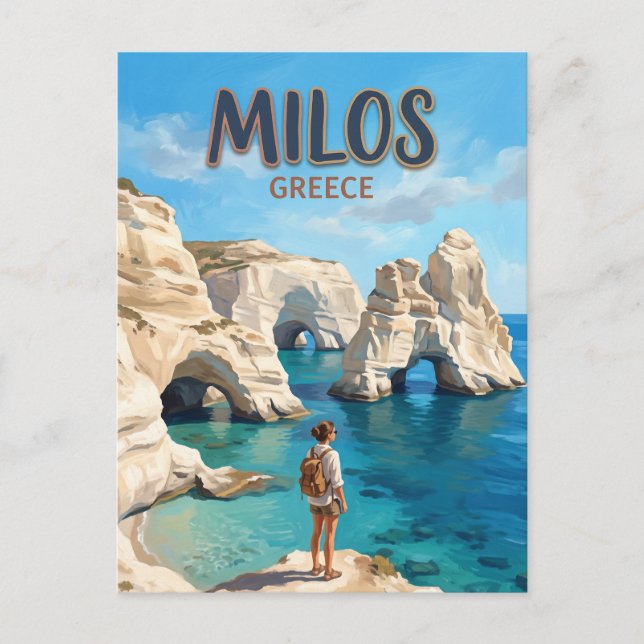 Carte Postale Kleftiko Grèce (Devant)