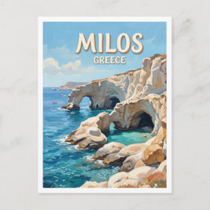 Carte Postale Kleftiko Milos Grèce
