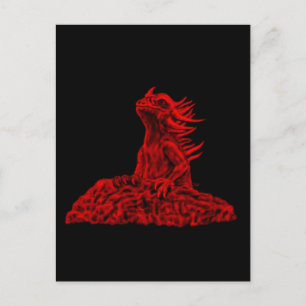 Carte Postale Kleine Rote Drache