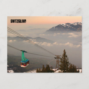 Carte Postale Klewenalp Suisse Station de ski Swiss Alp Sunset