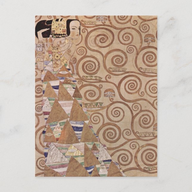 Carte Postale Klimt ~ Anticipation (Devant)
