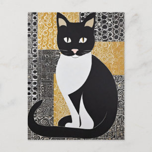 Carte postale Klimt Cat