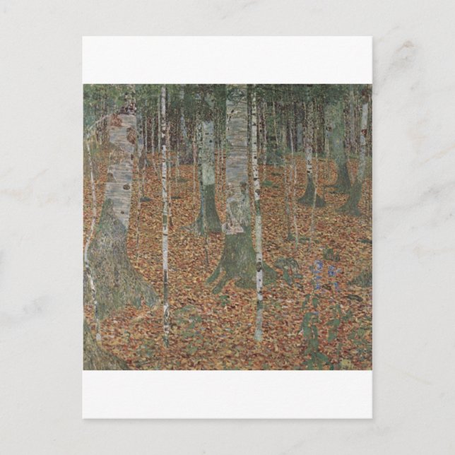 Carte Postale Klimt, Gustav -Birkenwald (Devant)