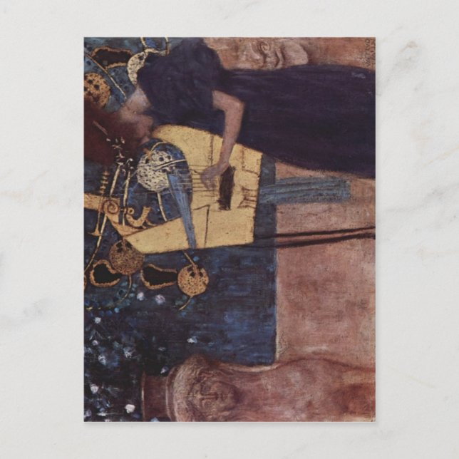 Carte Postale Klimt, Gustav Die Musik 1895 Technique ? l auf Lei (Devant)