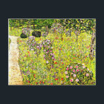 Carte Postale Klimt - Jardin aux fruits avec Rose, art Gustav Kl<br><div class="desc">Peinture Gustav Klimt,  Jardin aux fruits avec Roses,  carte postale.</div>