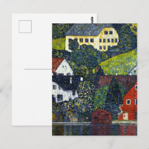 Carte Postale Klimt - Maisons à Unterach am Attersee Art