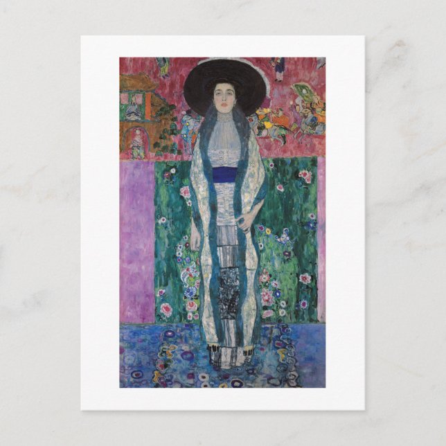 CARTE POSTALE : KLIMT : PORTRAIT : ADELE BLOCH BAU (Devant)