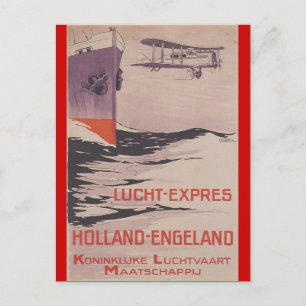 Carte Postale KLM Lucht-Express