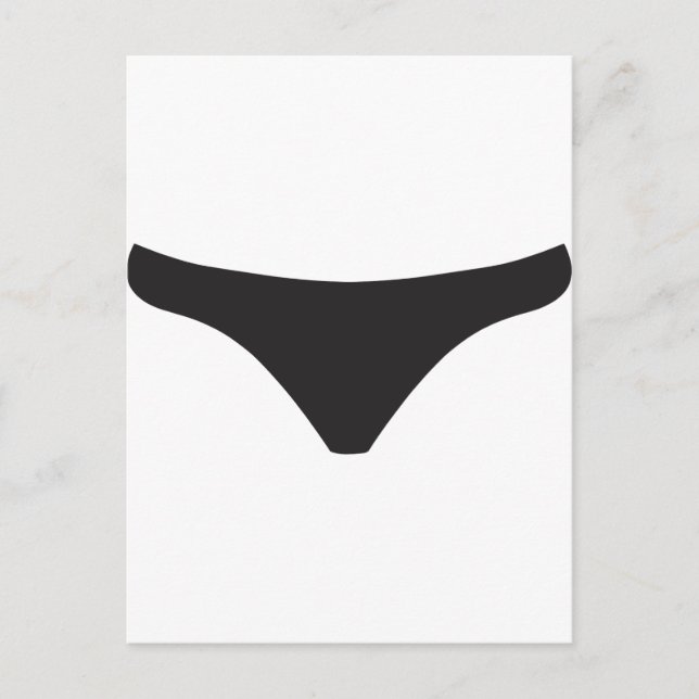Carte Postale Knickers Briefs femmes (Devant)