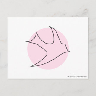 Carte postale Knightingales (rose)