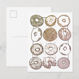 Carte postale KNIT DOZEN DONUTS