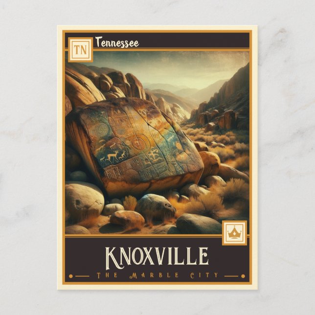 Carte Postale Knoxville, Tennessee | VINTAGE (Devant)