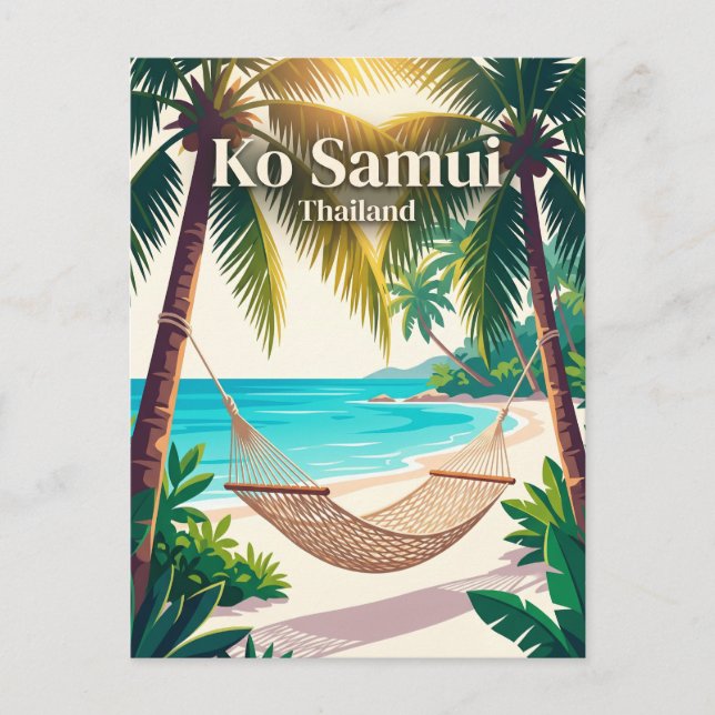 Carte Postale Ko Samui Thaïlande (Devant)