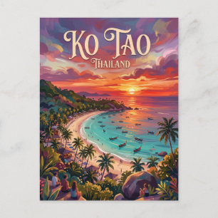 Carte Postale Ko Tao Thaïlande