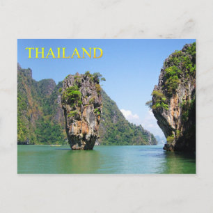 Carte Postale Ko Tapu, Khao Phing Kan, Thaïlande