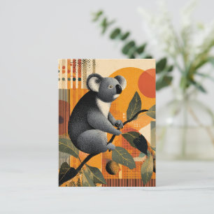 Carte Postale Koala assis dans un arbre