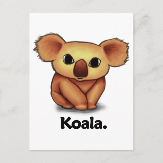 Carte Postale Koala Koala. (Devant)