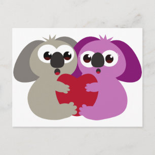 Carte Postale Koala Love