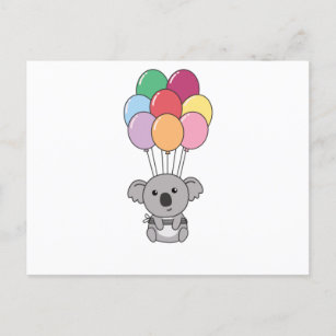 Carte d'anniversaire koala mignon koala 147 mm x 147 mm : :  Fournitures de bureau