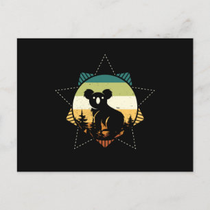 Carte Postale Koala Retro