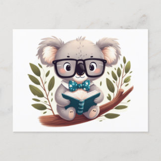 Carte Postale Koala with glasses