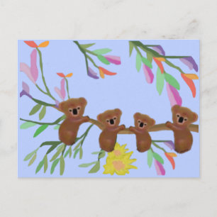 Carte Postale Koalas se bloque