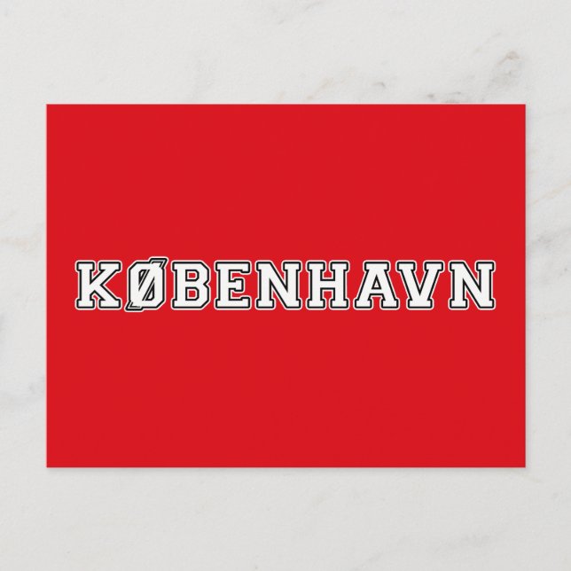 Carte Postale Kobenhavn Danmark (Devant)