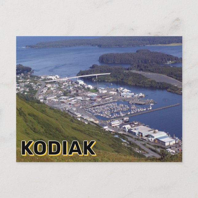 Carte Postale Kodiak, Alaska (Devant)