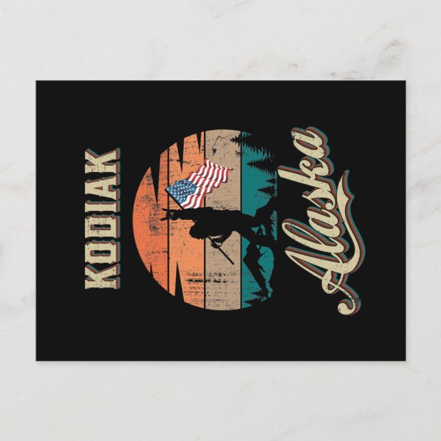 Carte Postale Kodiak Alaska (Devant)