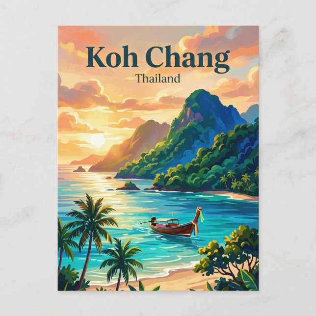 Carte Postale Koh Chang Thaïlande (Devant)