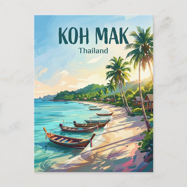 Carte Postale Koh Mak Thaïlande (Devant)