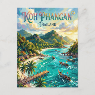 Carte Postale Koh Phangan Thaïlande