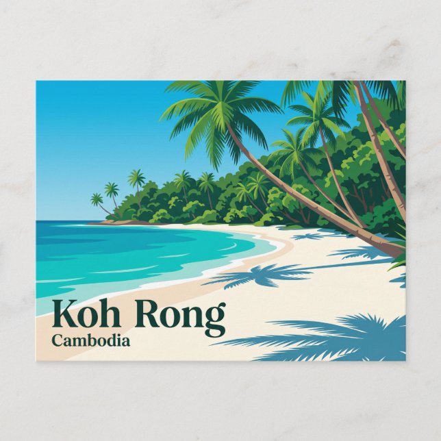 Carte Postale Koh Rong Cambodge (Devant)