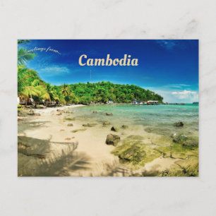 Carte Postale Koh Rong Sanloem Preah Sihanouk Cambodge