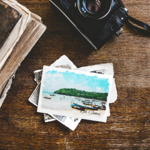 Carte Postale Koh Samui thailand beach paradis