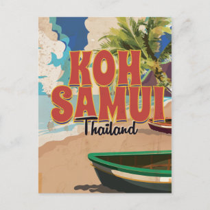 Carte Postale Koh Samui, Thaïlande Poster Vintage voyage