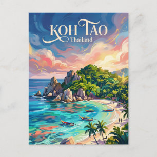 Carte Postale Koh Tao Thaïlande