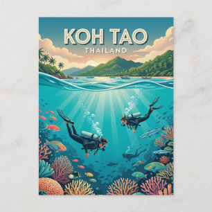 Carte Postale Koh Tao Thaïlande