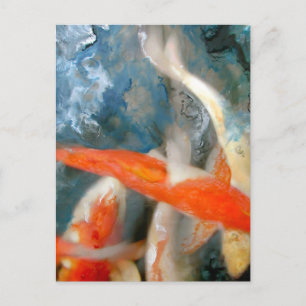 Carte Postale Koi