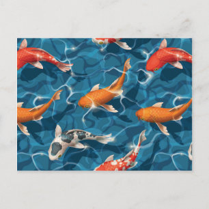 Carte postale Koi Carp