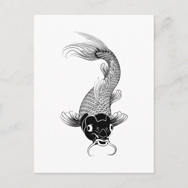 Carte Postale Koi Carp (Devant)