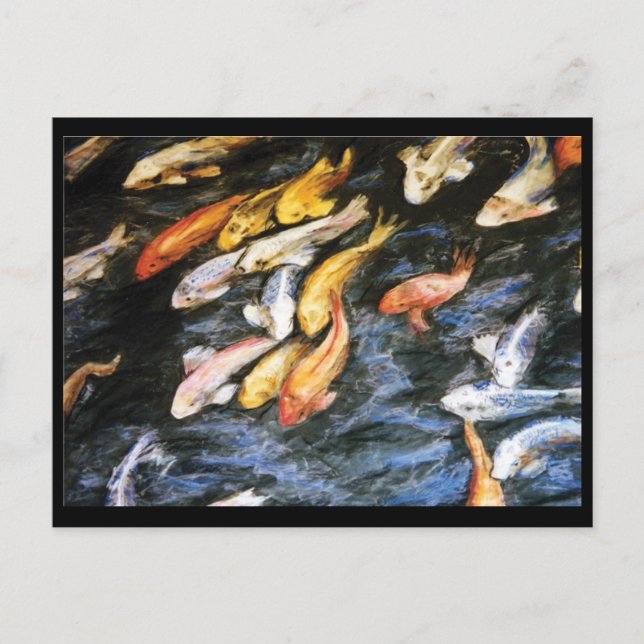 Carte postale Koi Fish (Devant)