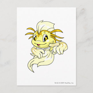 Carte Postale Koi jaune