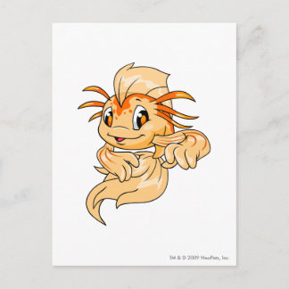 Carte Postale Koi Orange