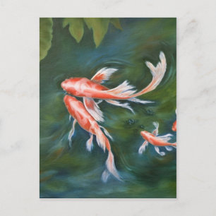 Carte Postale Koi Tranquillité