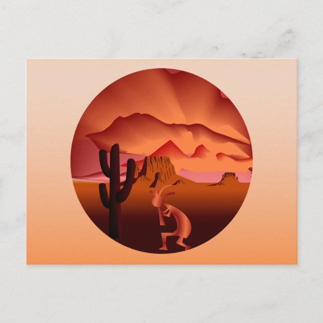 Carte Postale Kokopelli Sud-Ouest (Devant)